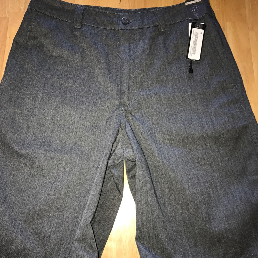 O 'Neill Relaxed Fit Charcoal Shorts Size 31